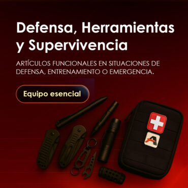 Defensa, herramientas, y supervivencia