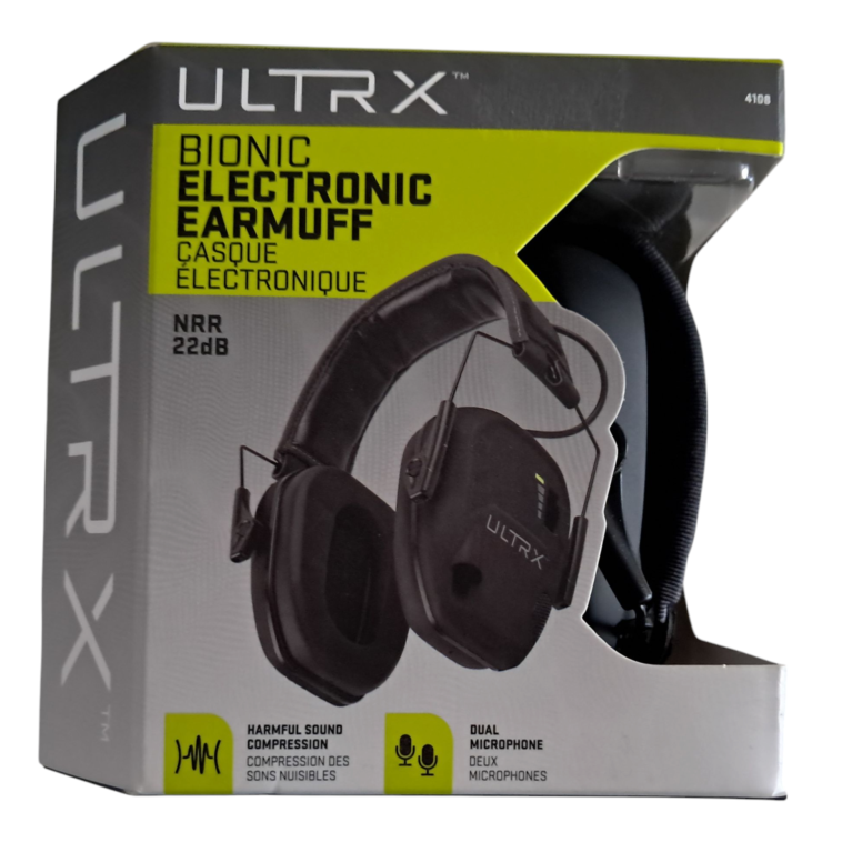 ULTRX Bionic Electronic Earmuff - Audífonos electrónicos - Orejeras