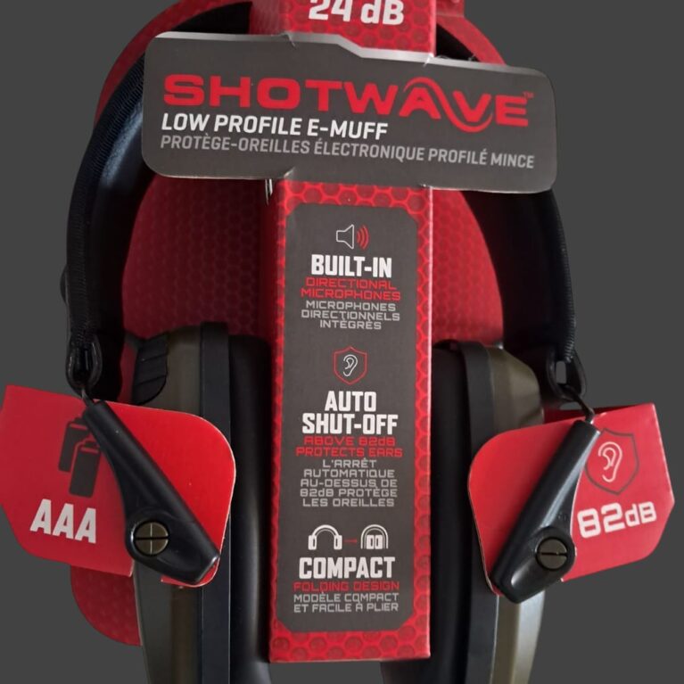 Audífonos Shotwave NRR 24dB Orejeras electrónicas
