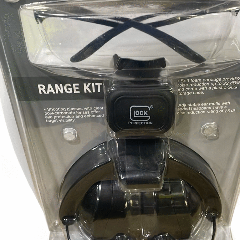 GLOCK Range Kit Orejera, lentes y  tapones de oído NRR 25dB